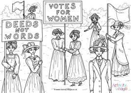 Below it says that women's equal right and liberation were as important as they are today. Women S Suffrage Activities