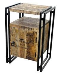 Industrial Style End Table Vintage Industrial Furniture Industrial Furniture Wood End Tables
