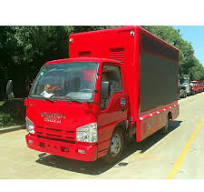Cheap Price 4X2 6 Wheeler Foton Small Mobile LED Advertising Truck  Advertising Truck LED Display