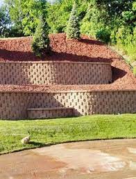 Back Yard Idea Landscaping Retaining Walls Sloped Backyard Steep Hill Landscaping