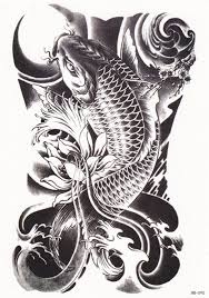 Dalin Temporary Tattoo 4 Same Sheets Koi Fish Japanese Koi Fish Tattoo Koi Tattoo Design Koi Fish Tattoo