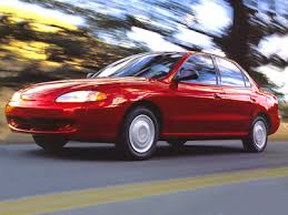 Image result for Cardinal Red 1999 Hyundai