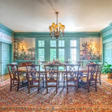 Traditional wainscoting with paint coat or wallpaper. Traditional Green Dining Room With White Chair Trim And Wainscoting Hgtv