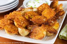 Crispy Parmesan Garlic Roasted Baby Potatoes Recipe Roasted Baby Potatoes Baby Potatoes Recipes