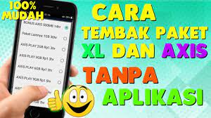 Kalau sekarang jumlah kuota internetmu sudah menipis, segera beli baru paket internet. Cara Tembak Paket Super Murah Xl Dan Axis Tanpa Aplikasi 100 Mudah Youtube
