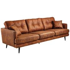 Ein kubisches, architektonisch wirkendes design zeichnet die. Carryhome Dreisitzer Sofa Lederlook Braun Von Xxxlutz Fur 549 Ansehen