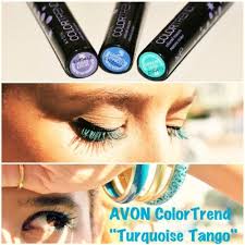 Avon Color Trend Turquoise Tango Colored Mascara Maskara Makyaj Avon