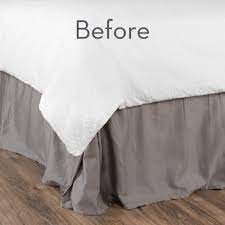 Bed skirt sizes can change, and a skirt that is too extensive or too little for the case spring can look uneven. Wrap Around Bed Skirt Circa Bed Wrap Standard Textile Bed Skirts