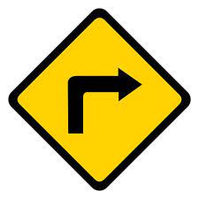 Arrow Turn Right Rhomb Warning Flat Ad Sponsored Affiliate Turn Flat Warning Arrow Turn Ons Layout Template Graphic Image