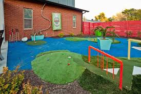 Mini Golf Backyard Extreme Makeover Front Yard Landscaping Yard Landscaping