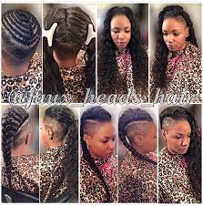 Mohawk Sew In Shaved Side Hairstyles Sew In Hairstyles Side Hairstyles