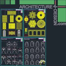 The file format of arabic motifs is dwg and can be used and modified with autocad 2004 or higher. Islamic Architecture Ornament Motifs And Arches For Autocad