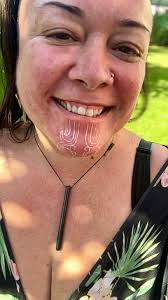 I remember her with white gloves