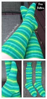 Patterns preceded by an asterisk (*) are in pdf format. 9 Knee High Socks Free Knitting Pattern