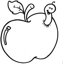 Desenho infantil para crianças com uma minhoca e pintando a cores cada parte do. Desenhos De Maca Para Colorir Riscos Moldes E Figuras De Maca Para Pintar Imprimir Espaco Educar Desenhos Pintar Colorir Imprimir
