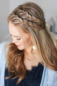 A cute hair style with 2 french braids and ponytail. 50 Types Of French Braid To Experiment With Lovehairstyles