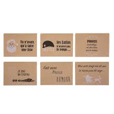 6 Enveloppes Beige Impression Noel 9 3x6 5cm Feter Et Recevoir Emballage Boites A Cadeaux