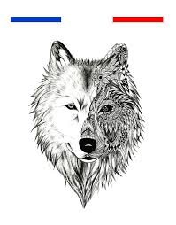 Voir plus d'idées sur le thème modèle de tatouage loup, tatouage loup, loup mandala. Tatouage Visage Loup Mandala Mon Petit Tatouage Temporaire