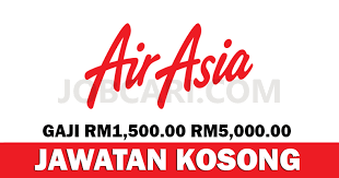 After a successful start in 1996, the airline founded the two subsidiary companies, indonesian air asia in 1999 and thai airasia in 2003, with which it flies mainly to. Jawatan Kosong Di Airasia Berhad Gaji Rm1 500 00 Rm5 000 00 Jobcari Com Jawatan Kosong Terkini