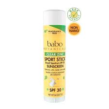 Free delivery and returns on ebay plus items for plus members. Babo Botanicals Clear Zinc Sunscreen Stick Spf 30 Fragrance Free