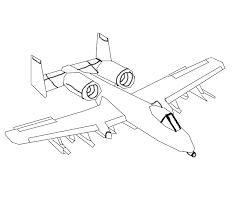 Airplanes picture printables of b 52 stratofortress. A10 Thunderbolt Ii Lineart By Bloodwolf23 On Deviantart