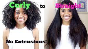 Naturally Curly To Bone Straight Tutorial Huge Giveaway Pyt Hair Without Heat Natural Hair Styles Straightening Natural Hair