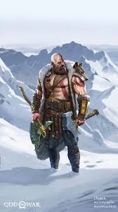 God Of War Fan Art On The Way To Find My Son Ronnie Wang On Artstation At Https Www Artstation Com Artwork Kratos God Of War God Of War God Of War Series