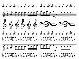 All the sounds heard are presented as notes in music. Cgg Decals Musical Notes