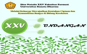 Perayaan ulang tahun program studi teknik arsitektur unsri yang. Farmasi Usd Undangan Bergabung Dalam Perayaan Dies Natalis Xxv Fakultas Farmasi Usd