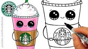 Free emoji coloring pages lots of free printable coloring pages to choose and print at the little ladybird a great cute food coloring pages great free clipart silhouette coloring. How To Draw A Starbucks Frappuccino Cute Cartoon Drink Youtube