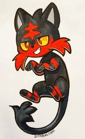 Litten Pokemon Desenho Pokemon Anime