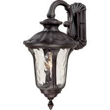 Volume Lighting 1 Light Vintage Bronze Outdoor Wall Mount Sconce V8467 72 The Home Depot