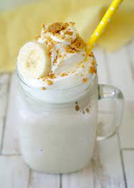 Ingredients · 1/4 cup peanut butter, can also use almond butter · 1/4 cup coconut flour · 4 tablespoons premier protein bananas &cream shake · 1/2 . Healthy Banana Cream Pie Smoothie Happiness Is Homemade