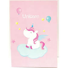 Buku Tulis Notebook Lucu Unicorn Warna Pink Shopee Indonesia