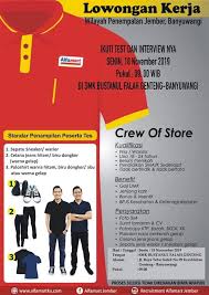 Download tes interview alfamart dan jawabannya pdf 1800 mb sampdf sampdf cara menjawab interview online dan psikotes di alfamart i 2020 assalamualaikumwrwb hallo temen temen terimakasih sebelom nya sudah. Tes Alfamart Lowongan Kerja Banyuwangi Facebook