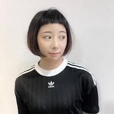 van はinstagramを利用しています 眉上極短瀏海 搭配bob 髮型 圓圓的 可愛 樂fun barber hair 台中市西區大忠南街53號 0912 357428 line vantom ig vanvantom 燙染找 短い前髪 眉 前髪