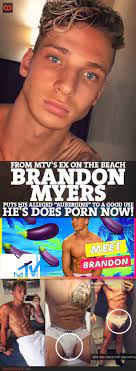 Brandon Myers, From MTV's Ex On The Beach, Puts His Alleged “Aubergine” To  Good Use - He Does Porn Now! - QueerClick