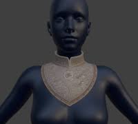 neckpiece with spikes" 3D Models to Print