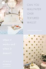 Can You Wallpaper Over Textured Walls At Home With Ashley In 2020 Budget Home Decorating Textured Walls Diy Home Decor