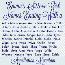 Girl Names That End With Er Bigdatapoll Com