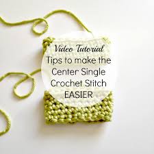 You can crochet scarves, hats, blankets, even pot holders. Center Single Crochet Stitch What You Need To Know To Make It Easier