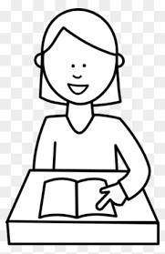 You can use these free university student clipart black and white for your websites, documents or presentations. Child Reading Clipart Black And White Student Reading Girl Writing Clipart Black And White Free Transparent Png Clipart Images Download