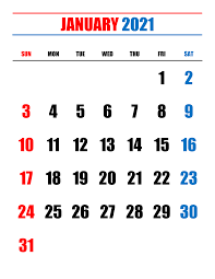 Updated january 12, 2021, 6:05 am. Calendar For January 2021 Free Calendar Su