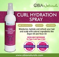 What else you need to know: Curl Hydration Spray Obia Naturals