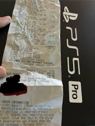We still doing receipt porn. 300 dollars for my new ps5 pro. : rSuperstonk