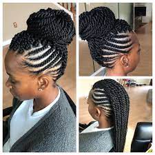 Feed In Senegalese Mohawk Hatsoffhairdesign Workflow Cashflow Poeticjustice Feedi Braided Mohawk Hairstyles Braided Mohawk Black Hair Natural Hair Styles
