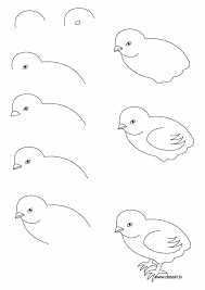 Bird Drawing For Kids Step By Step Pin By Brockway Mercantile On Dibujar Bird Drawings Animal Drawings Drawing Tutorial