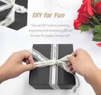 Amazon.com: opaprain 10 Pack of 6X6x4 inch Black Gift Box ...