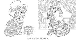 These free leprechaun coloring pages can be downloaded only by clicking on the right and leprechaun coloring pages free printable for kids and adults. Animal Coloring Pages Leprechaun Cat Gold Stock Vector Royalty Free 1680984757