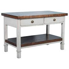 vintage kitchen island with reclaimed